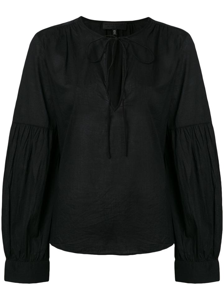 Nili Lotan Anla Blouse - Black