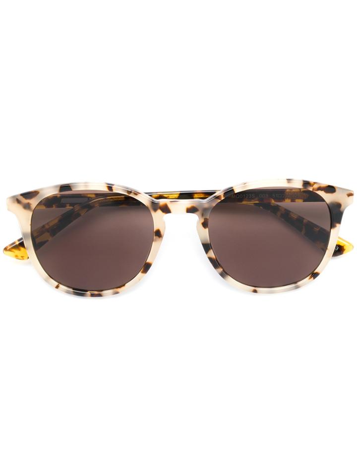 Mcq By Alexander Mcqueen Eyewear Round-frame Sunglasses - Nude &