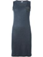 Brunello Cucinelli Long Tank Top, Women's, Size: Small, Grey, Silk/acetate/wool