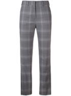 Des Prés Checked Tailored Trousers - Grey