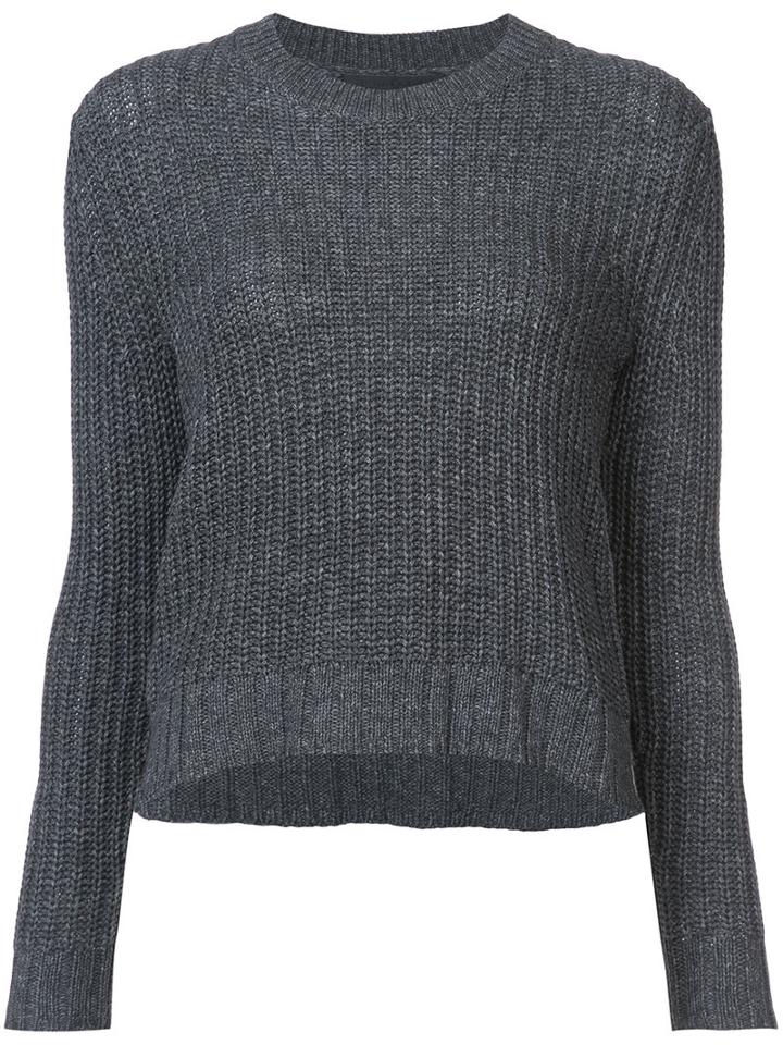 Jenni Kayne - Chunky Knit Sweater - Women - Cotton - Xs, Grey, Cotton