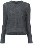 Jenni Kayne - Chunky Knit Sweater - Women - Cotton - Xs, Grey, Cotton
