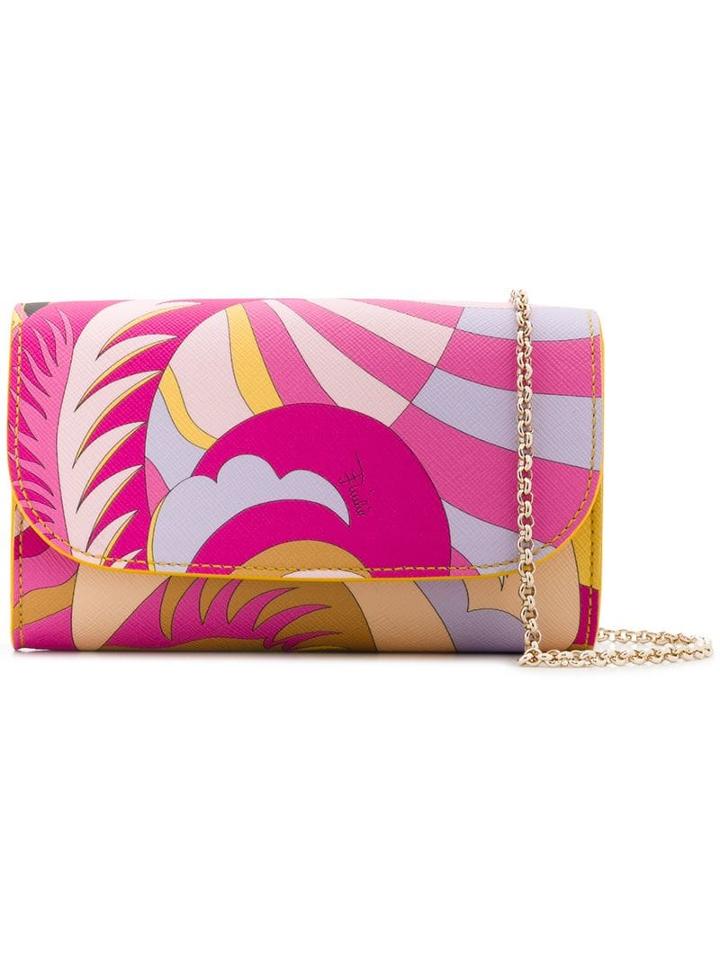 Emilio Pucci Acapulco Print Mini Crossbody Bag - Pink
