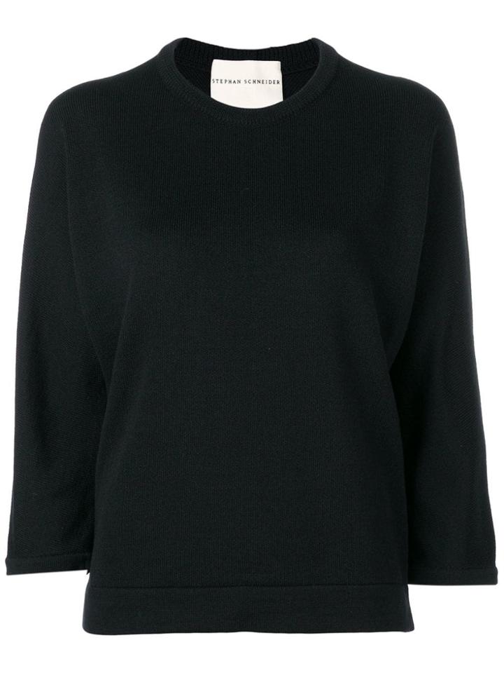 Stephan Schneider Fine Knit Sweater - Black