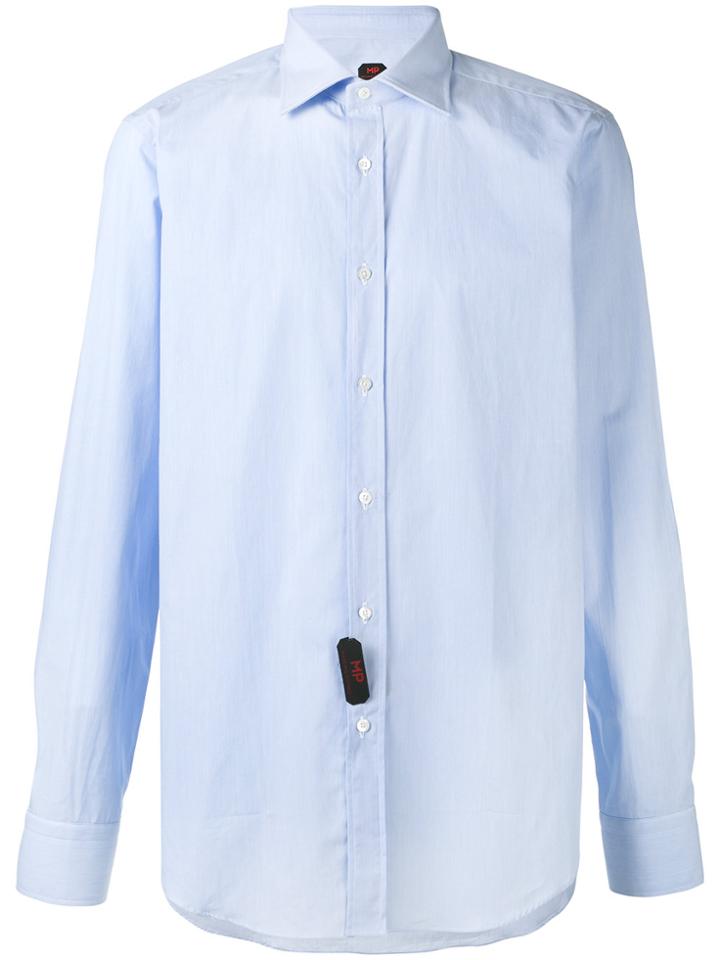 Mp Massimo Piombo Plain Shirt - Blue