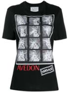 Versace Avedon Photography Print T-shirt - Black