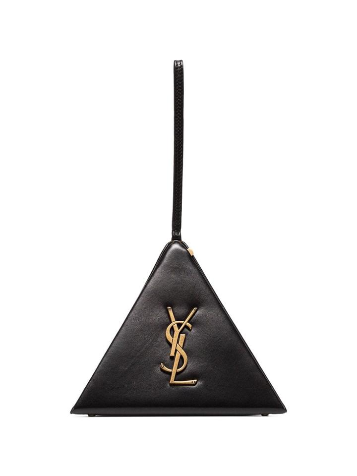 Saint Laurent Pyramid Box Bag - Black