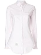 Thom Browne Frayed Button-down Oxford Shirt - Pink