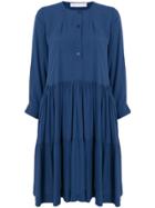 Peter Jensen Midi Smock Dress - Blue