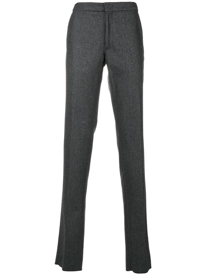 Incotex Straight Leg Trousers - Grey