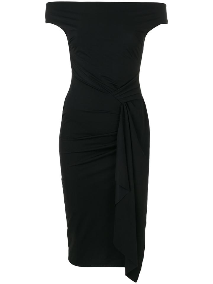 Le Petite Robe Di Chiara Boni Draped Detail Dress - Black