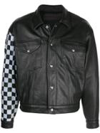 Enfants Riches Déprimés Check Sleeve Jacket - Black