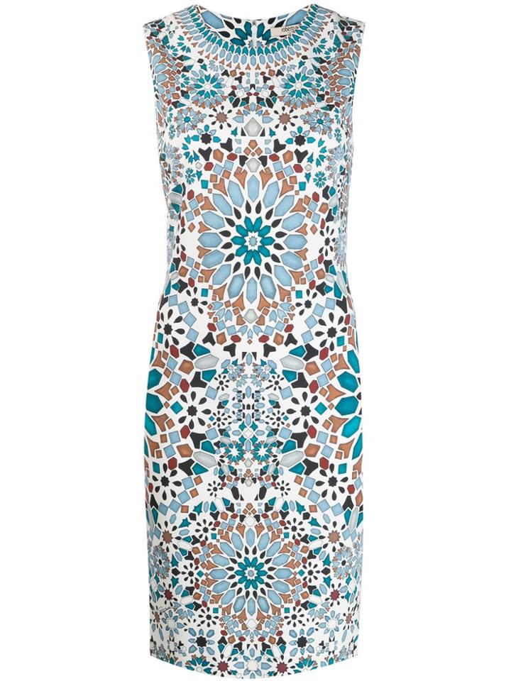 Roberto Cavalli All-over Print Dress - Blue
