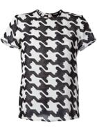 Dsquared2 Houndstooth Print T-shirt - White