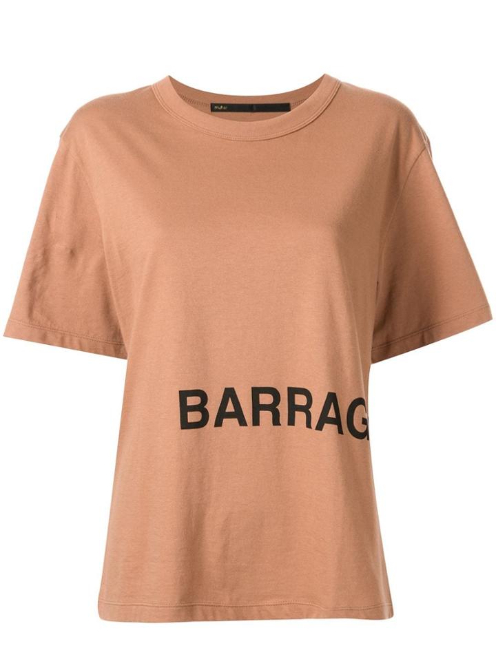 Muller Of Yoshiokubo Printed Cotton T-shirt - Brown