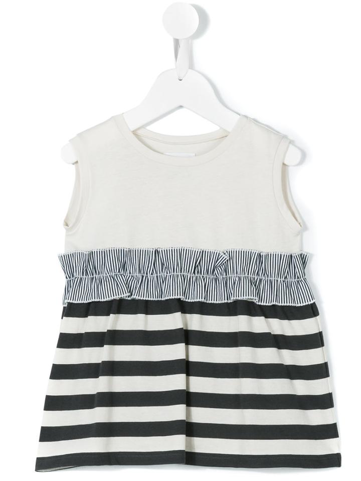 Douuod Kids - Panelled Top - Kids - Cotton - 6 Yrs, Nude/neutrals