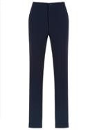 Gloria Coelho Side Stripe Straight Trousers - Blue