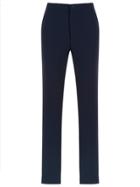 Gloria Coelho Side Stripe Straight Trousers - Blue