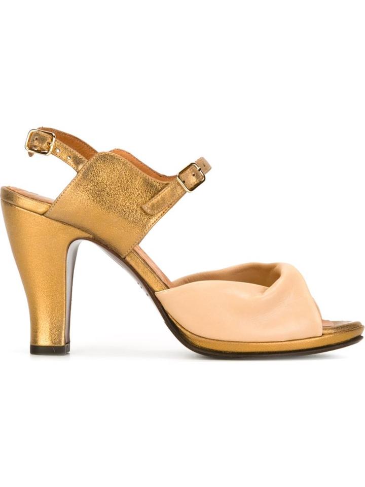 Chie Mihara Fira Sandals, Women's, Size: 39, Nude/neutrals, Calf Leather/leather/rubber