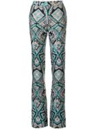 Monique Lhuillier Jacquard Trousers, Women's, Size: 4, Black, Silk/polyester/acrylic