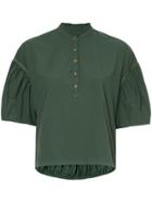 Kolor Puffball Sleeved Shirt - Green