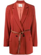 Forte Forte Belted Blazer - Brown