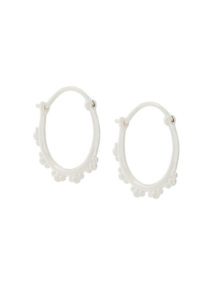 Astley Clarke Floris Hoop Earrings - Metallic