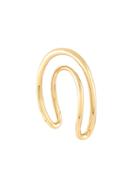 Charlotte Chesnais Curved Bangle, Women's, Metallic, Metal Other