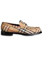 Burberry Vintage Check Cotton Loafers - Yellow