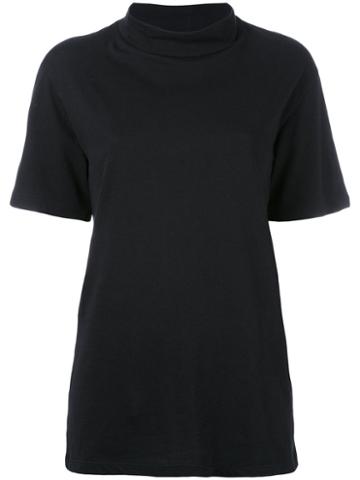 Klasica - Turtle Neck T-shirt - Women - Cotton - 3, Black, Cotton