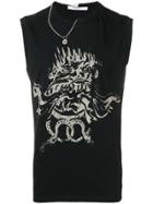 Givenchy 4g Snake G Chain Tank - Black