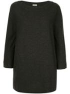 Hermès Pre-owned Cashmere Boxy Mini Dress - Grey