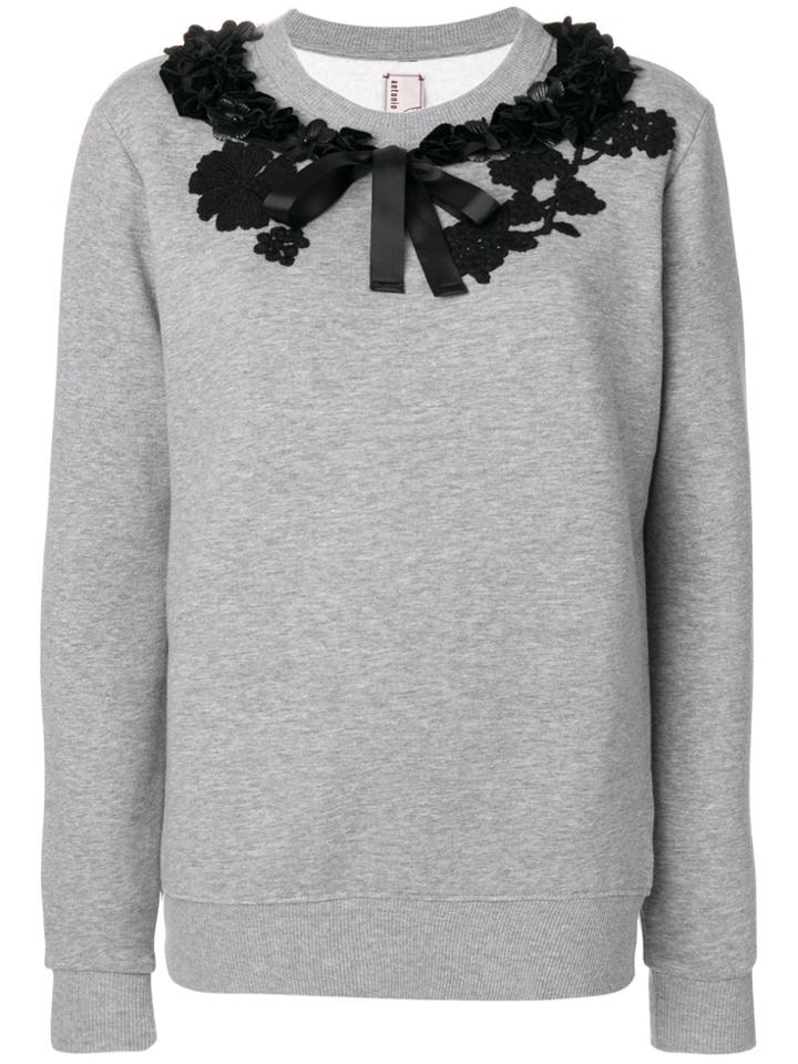 Antonio Marras Appliqué Flower Jumper - Grey