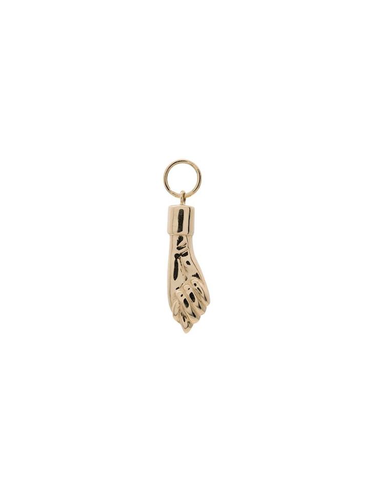 Jacquie Aiche Mini Hand 14kt Gold Pendant