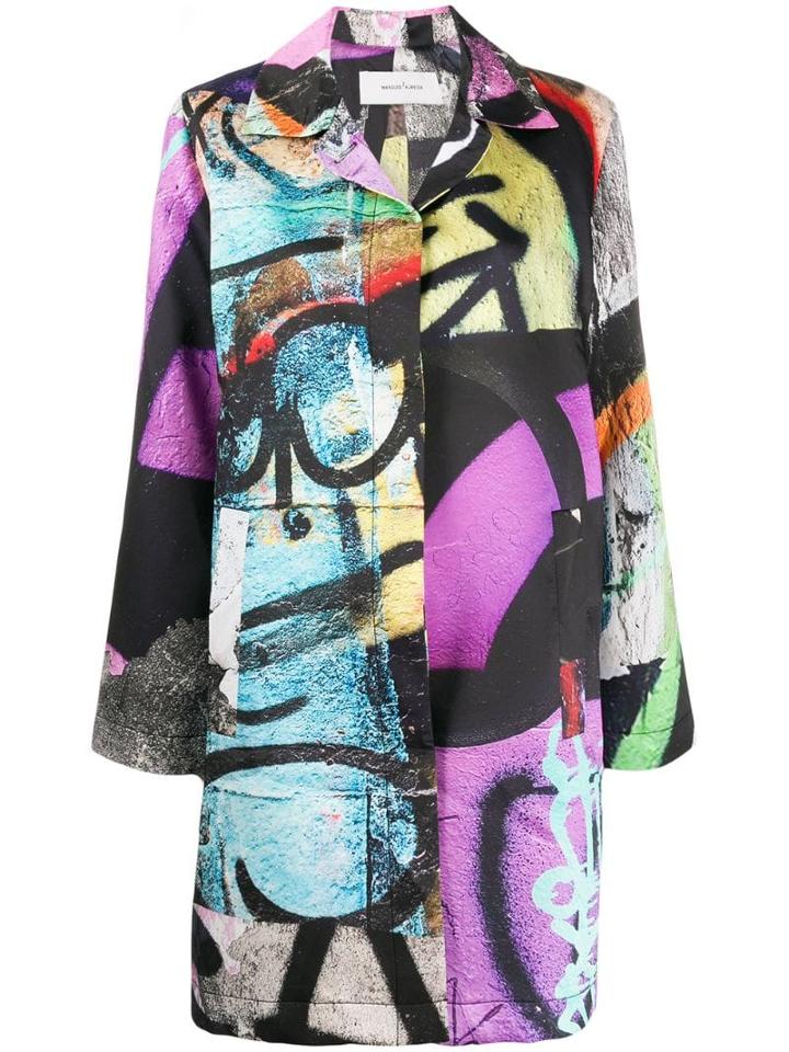 Marques'almeida All-over Print Coat - Pink