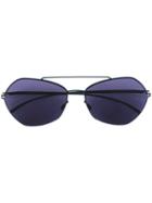 Mykita Aviator Sunglasses, Adult Unisex, Blue, Metal (other)