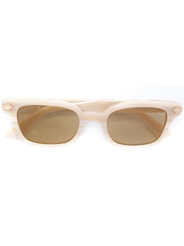 Gucci Eyewear Square Sunglasses - Neutrals