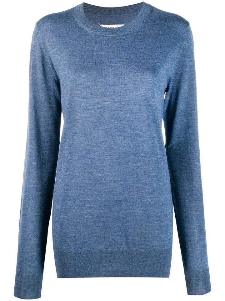 Maison Margiela Thumb-hole Jumper - Blue