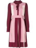 Valentino Colour Block Dress - Pink & Purple