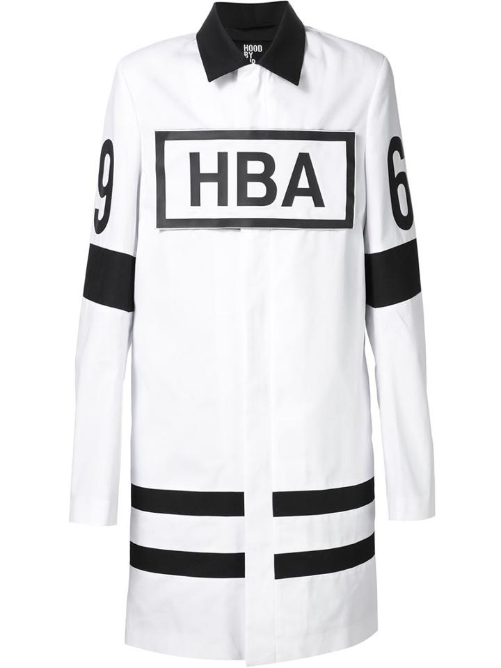 Hood By Air Logo Velcro Patch Coat
