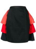 Yves Saint Laurent Pre-owned Ruched Mini Skirt - Black