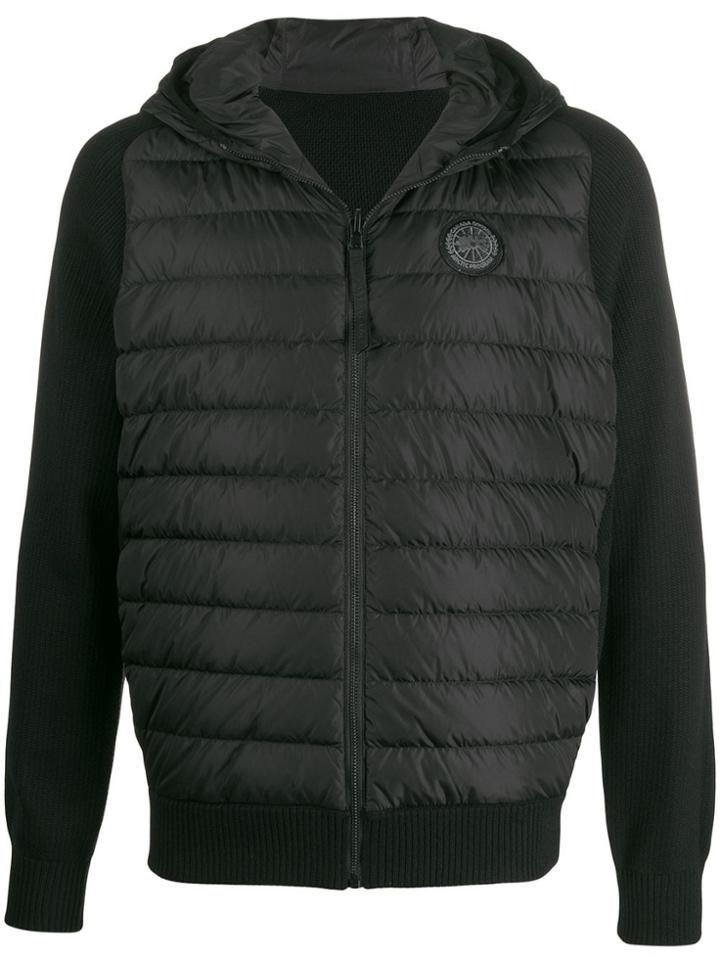 Canada Goose Panelled Padded Jacket - Black