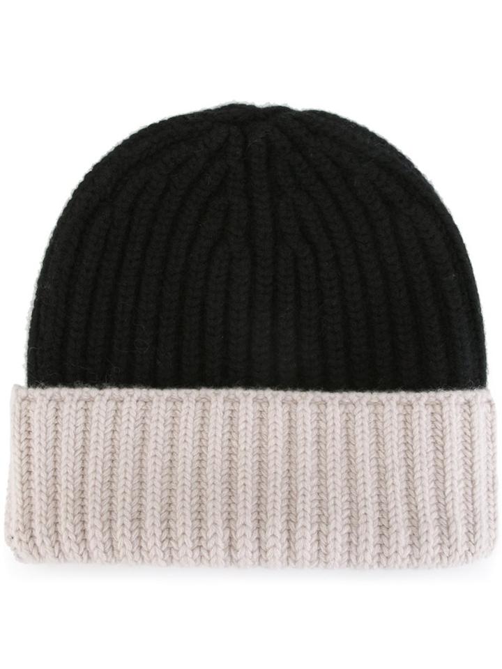 Danielapi Ribbed Folded Beanie