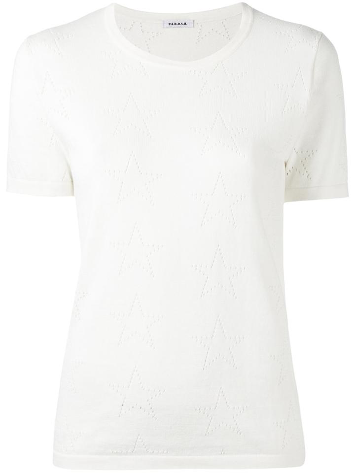 P.a.r.o.s.h. - Classic Plain T-shirt - Women - Cotton - S, White, Cotton
