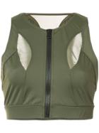 Cushnie Et Ochs Melusine Cropped Top - Green
