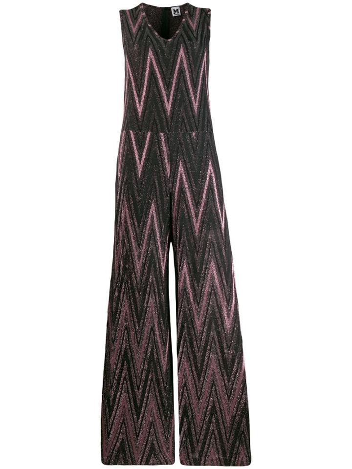 M Missoni Zigzag Metallic Jumpsuit - Pink