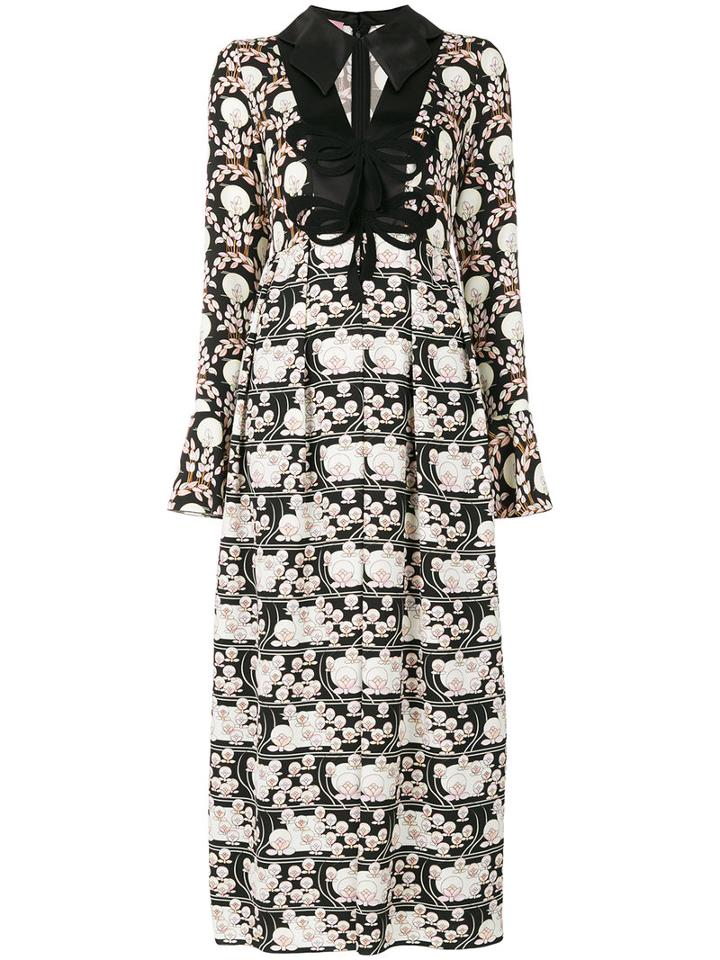 Giamba - Printed Maxi Dress - Women - Silk/acrylic/polyester/viscose - 40, Silk/acrylic/polyester/viscose
