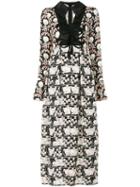 Giamba - Printed Maxi Dress - Women - Silk/acrylic/polyester/viscose - 40, Silk/acrylic/polyester/viscose