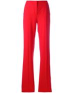 Max Mara 'duomo' Wide Leg Trousers, Women's, Size: 42, Red, Spandex/elastane/virgin Wool