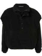 Y/project Oversized Layered-effect Sweatshirt - Black